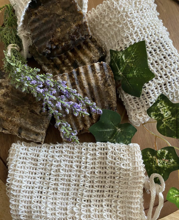 Sisal exfoliating soap saving bag - Image 3