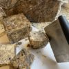 8oz Golden Radiance Whipped Raw African Black Soap w Turmeric unscented or with the rich and aromatic blend of Neroli and sandalwood - Image 3