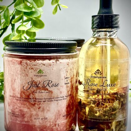 🌹 Just Rose Cream and Rose Lux Duo - Body Oil + Body Butter Cream
